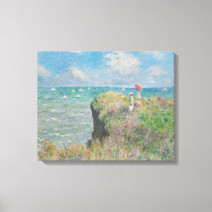 Claude Monet - Cliff Walk i Pourville Canvastryck