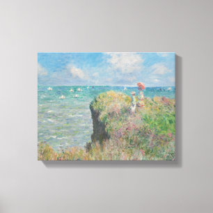 Claude Monet - Cliff Walk i Pourville Canvastryck