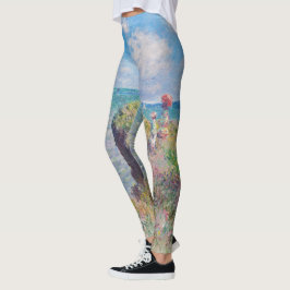 Claude Monet - Cliff Walk i Pourville Leggings