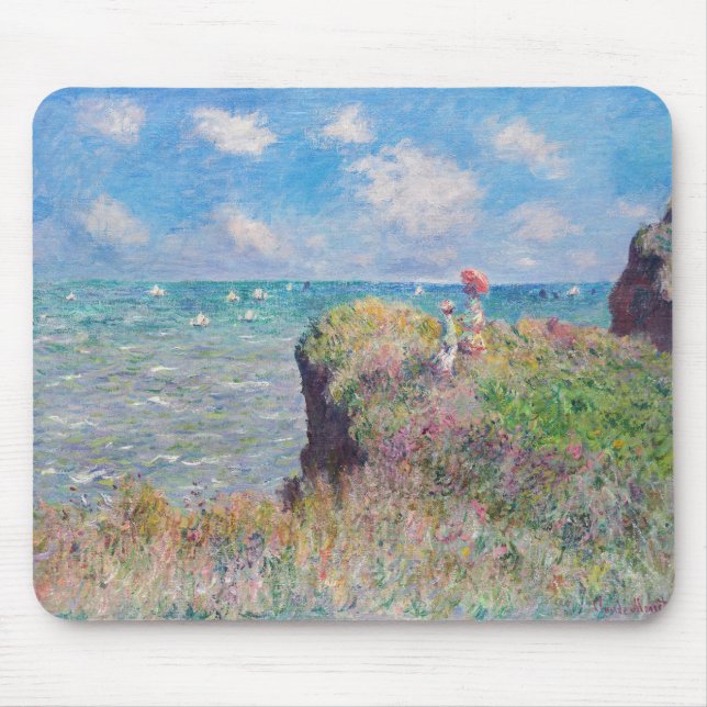 Claude Monet - Cliff Walk i Pourville Musmatta (Framsidan)