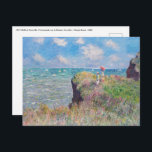 Claude Monet - Cliff Walk i Pourville Vykort<br><div class="desc">Cliff Walk at Pourville / Promensträ sur la falaise,  Pourville - Claude Monet,  1882</div>