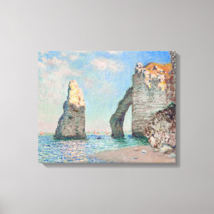 Claude Monet - Cliffs at Etretat Canvastryck