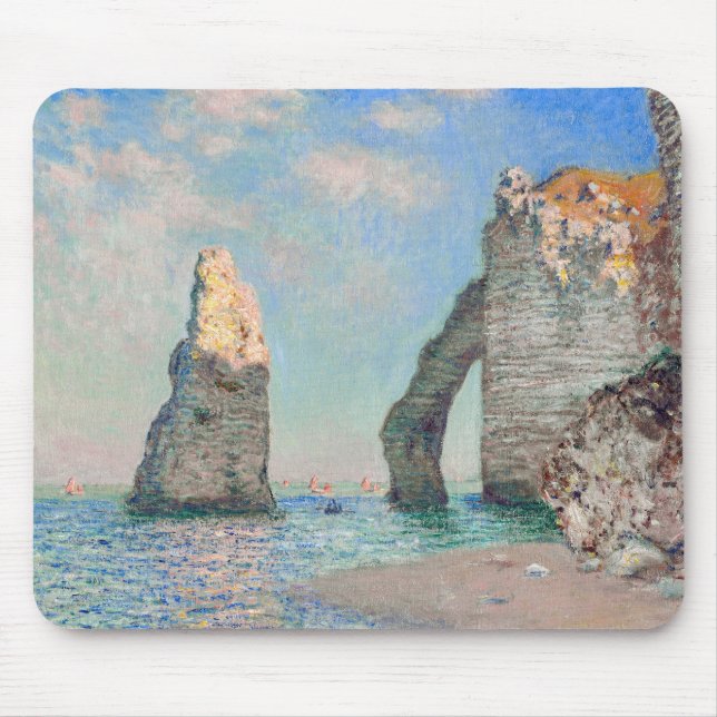 Claude Monet - Cliffs at Etretat Musmatta (Framsidan)