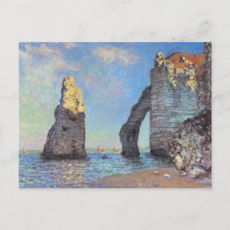 Claude Monet // Cliffs at Etretat Vykort