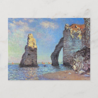 Claude Monet // Cliffs at Etretat Vykort