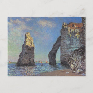 Claude Monet - Cliffs at Etretat Vykort