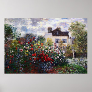 Claude Monet Corner från Garden Fine Art Poster