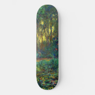 Claude Monet - Corner of a Pond with Waterlilies Mini Skateboard Bräda 18,5 Cm