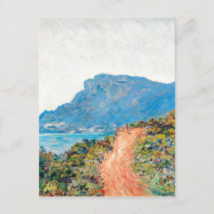 Claude Monet Corniche nära Monaco Vykort