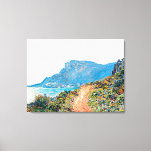 Claude Monet Cornichen nära Monaco Canvastryck