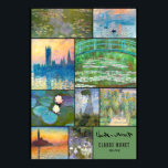 Claude Monet - De flesta målningarna i Berömden Poster<br><div class="desc">En uppsättning med nio berömdar som Claude Monet Poster.</div>
