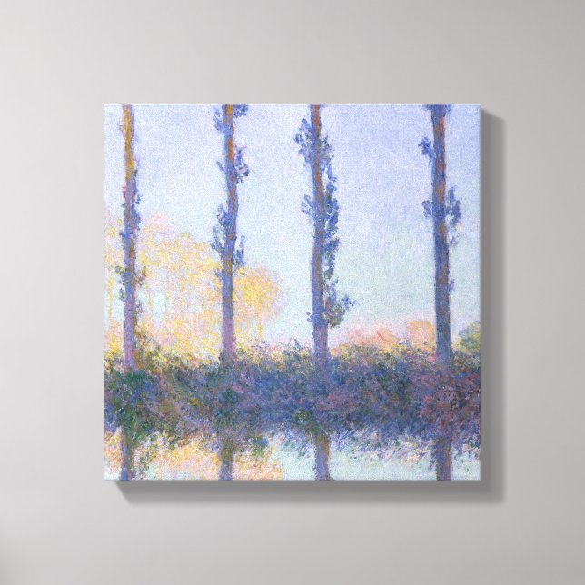 Claude Monet | De fyra Träd Canvastryck (Framsida)