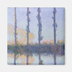 Claude Monet De fyra Träd Magnet