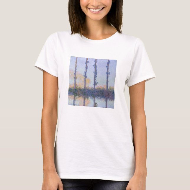 Claude Monet | De fyra Träd T-shirt (Framsida)