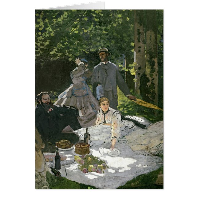 Claude Monet | Dejeuner sur l'Herbe, Chailly Hälsningskort (Framsidan)