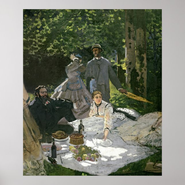 Claude Monet | Dejeuner sur l'Herbe, Chailly Poster (Framsidan)