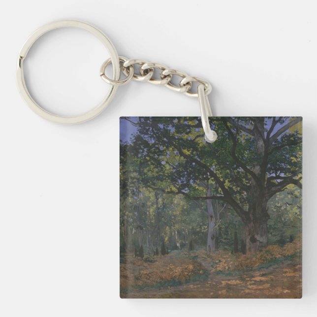 Claude Monet | den Bodmer oaken, Fontainebleau för (Framsidan)