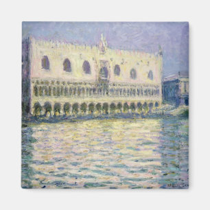 Claude Monet den Ducal Slotten, Venedig, 1908 Magnet