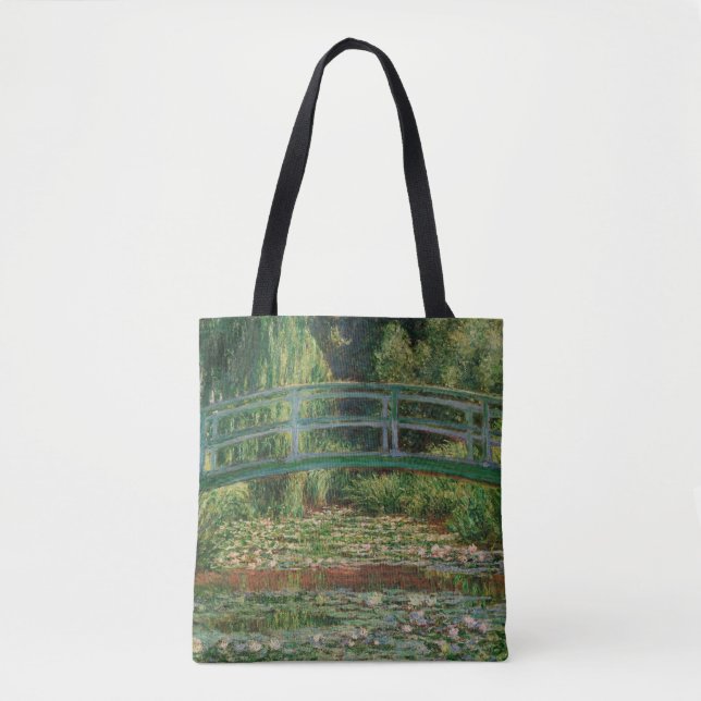 Claude Monet-Den japanska fotbron Tygkasse (Framsida)