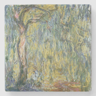 Claude Monet den stora pilen på Giverny, 1918 Stenunderlägg