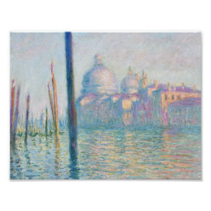 Claude Monet - den storslagna kanalen Fototryck