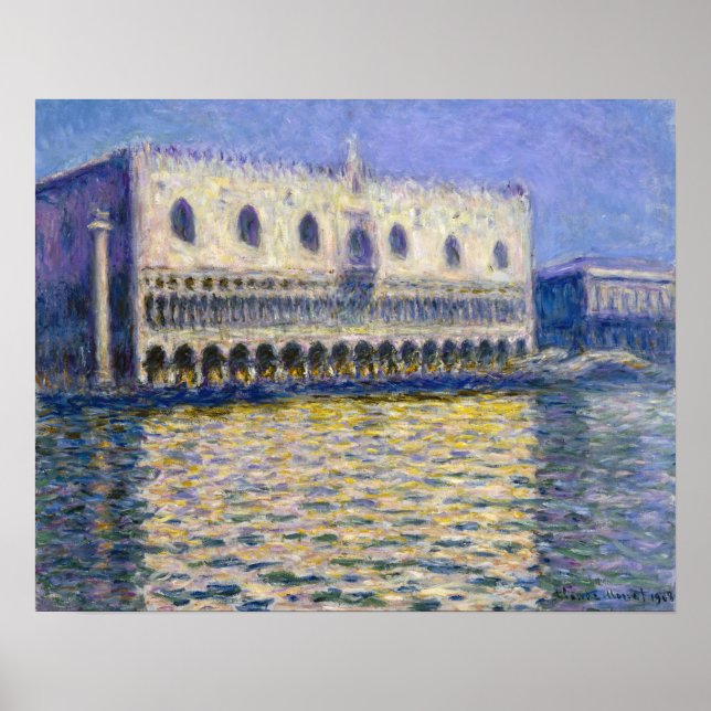 Claude Monet - Dogepalatset Poster (Framsidan)