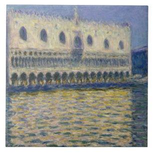 Claude Monet - Doges Palace Kakelplatta