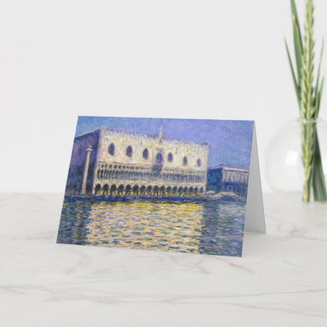 Claude Monet - Doges' Palace Kort (Framsida)