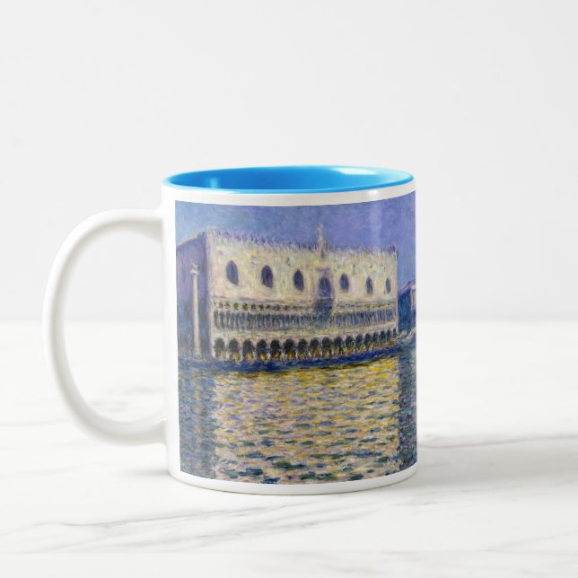 Claude Monet - Doges' Palace Två-Tonad Mugg (Vänster)