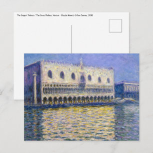 Claude Monet - Doges' Palace Vykort