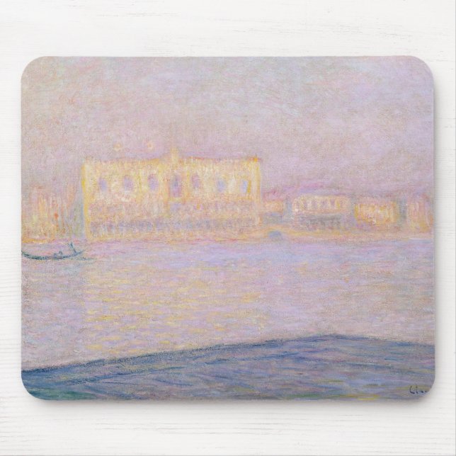 Claude Monet | Ducal slott från San Giorgio, 1908 Musmatta (Framsidan)