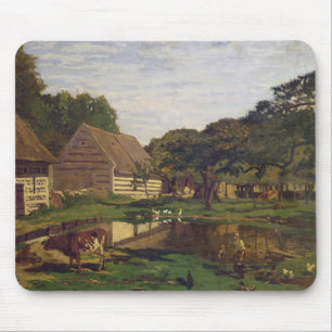 Claude Monet   en Farmyard i Normandy Musmatta