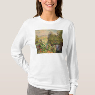 Claude Monet en tränga någon av trädgården p Tröja