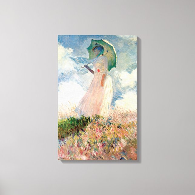 Claude Monet – Essai de figure en plein-air – 1886 Canvastryck (Framsida)