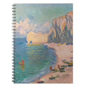 Claude Monet - Etretat: Beach och Falaise d'Bland Anteckningsbok