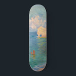 Claude Monet - Etretat: Beach och Falaise d'Bland Mini Skateboard Bräda 18,5 Cm<br><div class="desc">Etretat: The Beach and the Falaise d'Bland - Claude Monet,  1885</div>