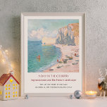Claude Monet Étretat Etretat Beach Art Exhibition Poster<br><div class="desc">Claude Monet Étretat Etretat Beach och Falaise d'Count Art Exhibition</div>