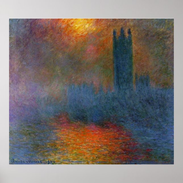 Claude Monet - Europaparlamentets hus Poster (Framsidan)
