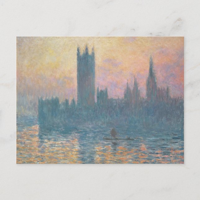 Claude Monet | Europaparlamentets hus, Sunset Vykort (Framsida)