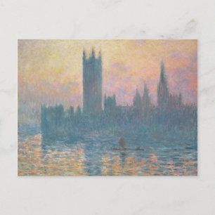 Claude Monet Europaparlamentets hus, Sunset Vykort