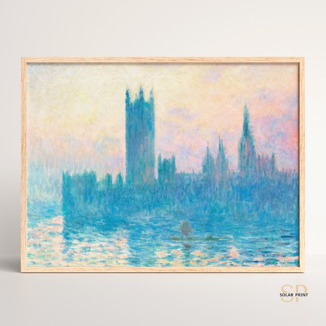 Claude Monet Europaparlamentets kammare, Sunset Ar Poster (Skapare uppladdad)