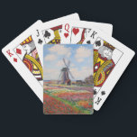 Claude Monet - Fält i Tulips i Nederländerna Casinokort<br><div class="desc">Fält i Tulips in Holland (Champs de tulipes en Hollande) - Claude Monet,  Oil on Canvas,  1886</div>