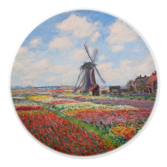 Claude Monet - Fält i Tulips i Nederländerna Knopp (Framsidan)