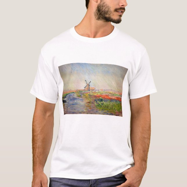 Claude Monet - Fält i Tulips i Nederländerna T Shirt (Framsida)