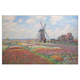 Claude Monet - Fält i Tulips i Nederländerna Tyg