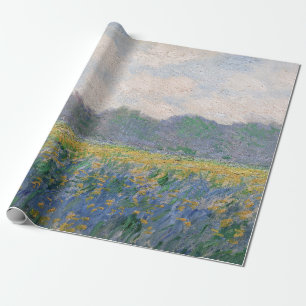 Claude Monet - Fält med gula irisar vid Giverny Presentpapper