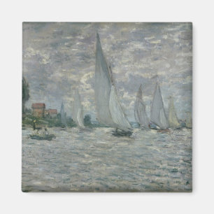Claude Monet fartyg eller Regatta på Argenteuil Magnet