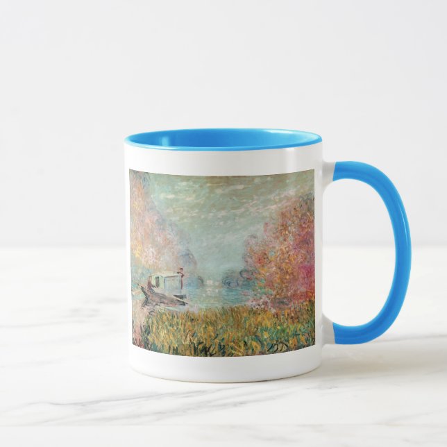 Claude Monet | fartygstudio på Seinen Mugg (Höger)