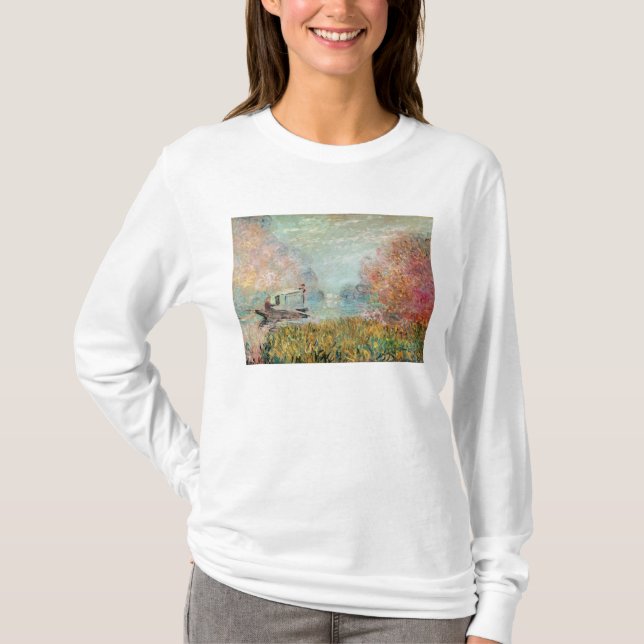 Claude Monet | fartygstudio på Seinen T Shirt (Framsida)