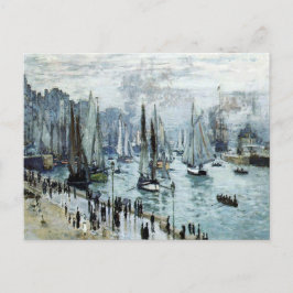 Claude Monet FishBoats Lämnande hamnen Vykort
